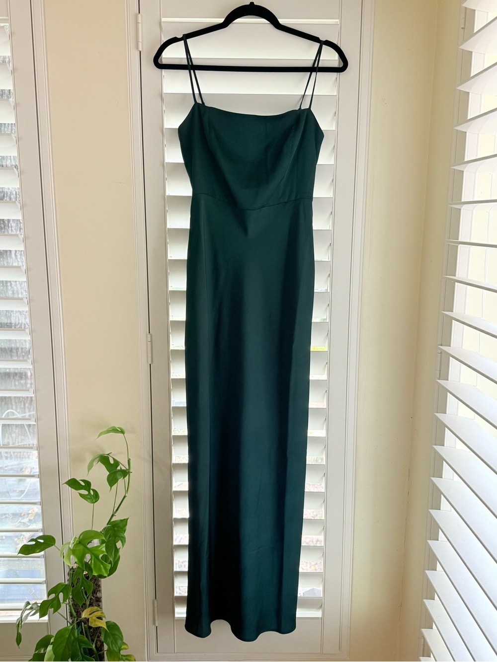 NWT Park & Fifth Maxine Dress Size S Hunter Green Black Tie Wedding Guest